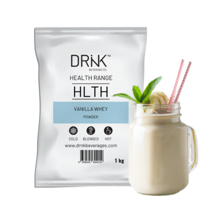 DRNK HLTH Vanilla Whey Protein Powder (1KG)