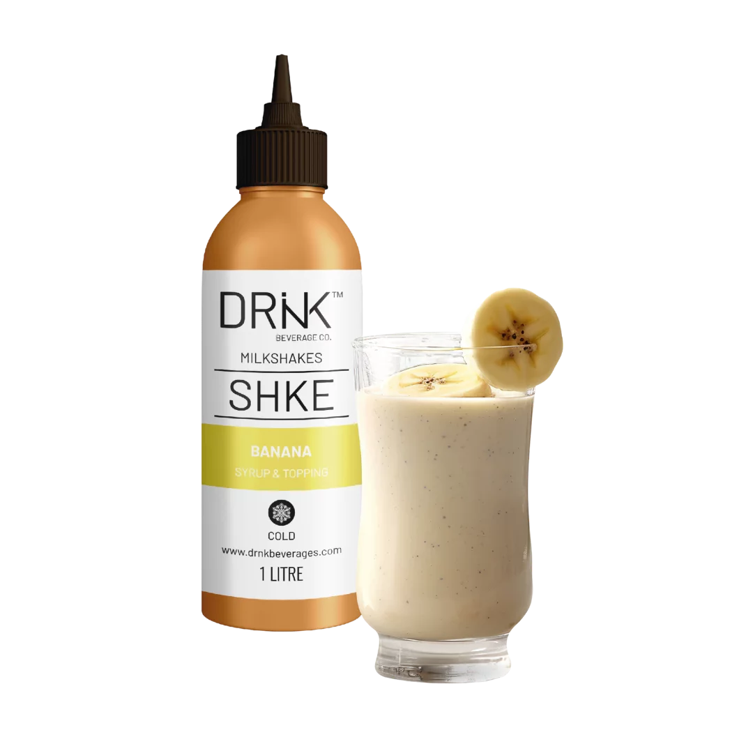 DRNK SHKE Banana Syrup (1L) - Liquid Concepts