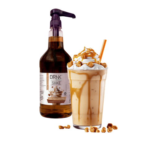 DRNK SHKE Salted Caramel Milkshake Syrup (1L) - 8ml pump sold separate