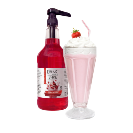DRNK SHKE Strawberry Milkshake Syrup (1L) - 8ml pump sold separate