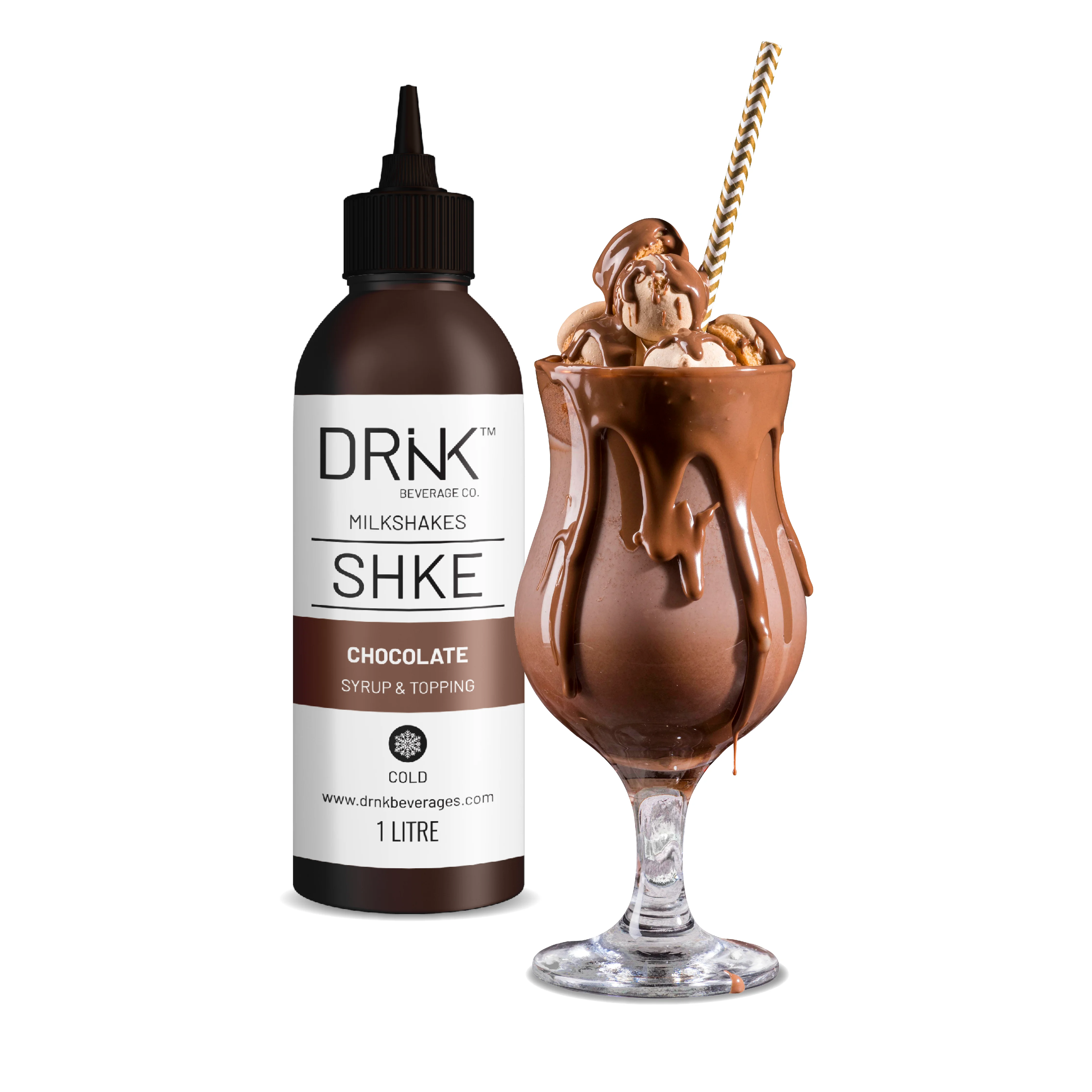 【値下げ】Dr.Shake X NO.25 NO.33 DRNK SHKE Chocolate Syrup (1L) - Liquid Concepts